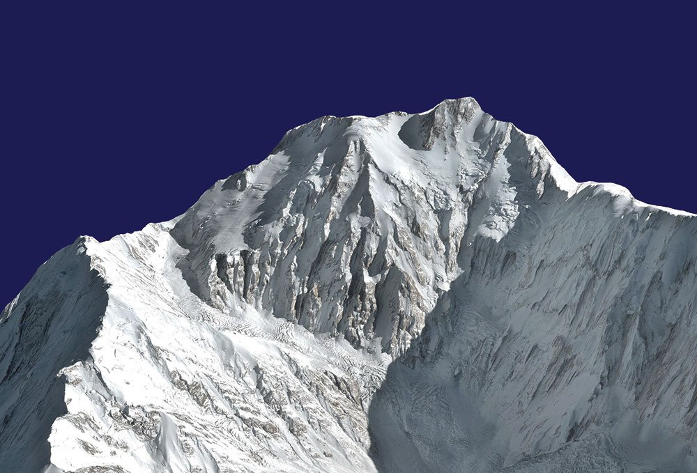 Diamir Face of Nanga Parbat in Pakistan